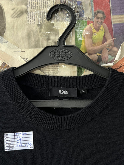 BOSS® Medium | Chest 21.5 | Black | Sweater | Cotton-Wool Blend | 482