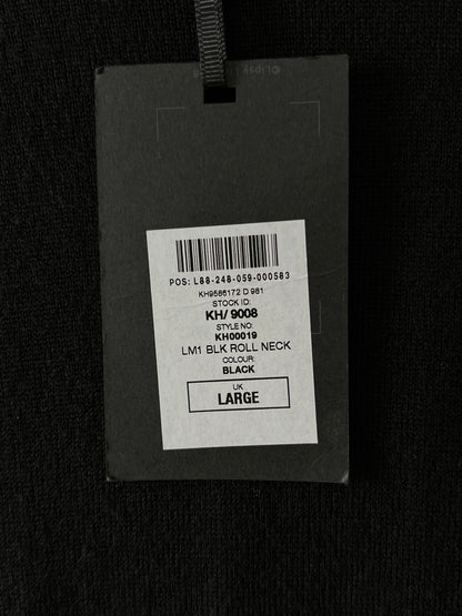 MAN® Small | Chest 21 | Black | High Neck Sweater | Acrylic-Wool Blend | 474