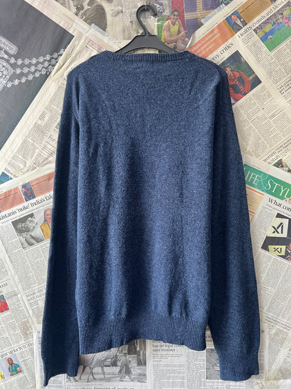 GANT® Medium | Chest 22 | Blue | Sweater | 100% Wool | 477