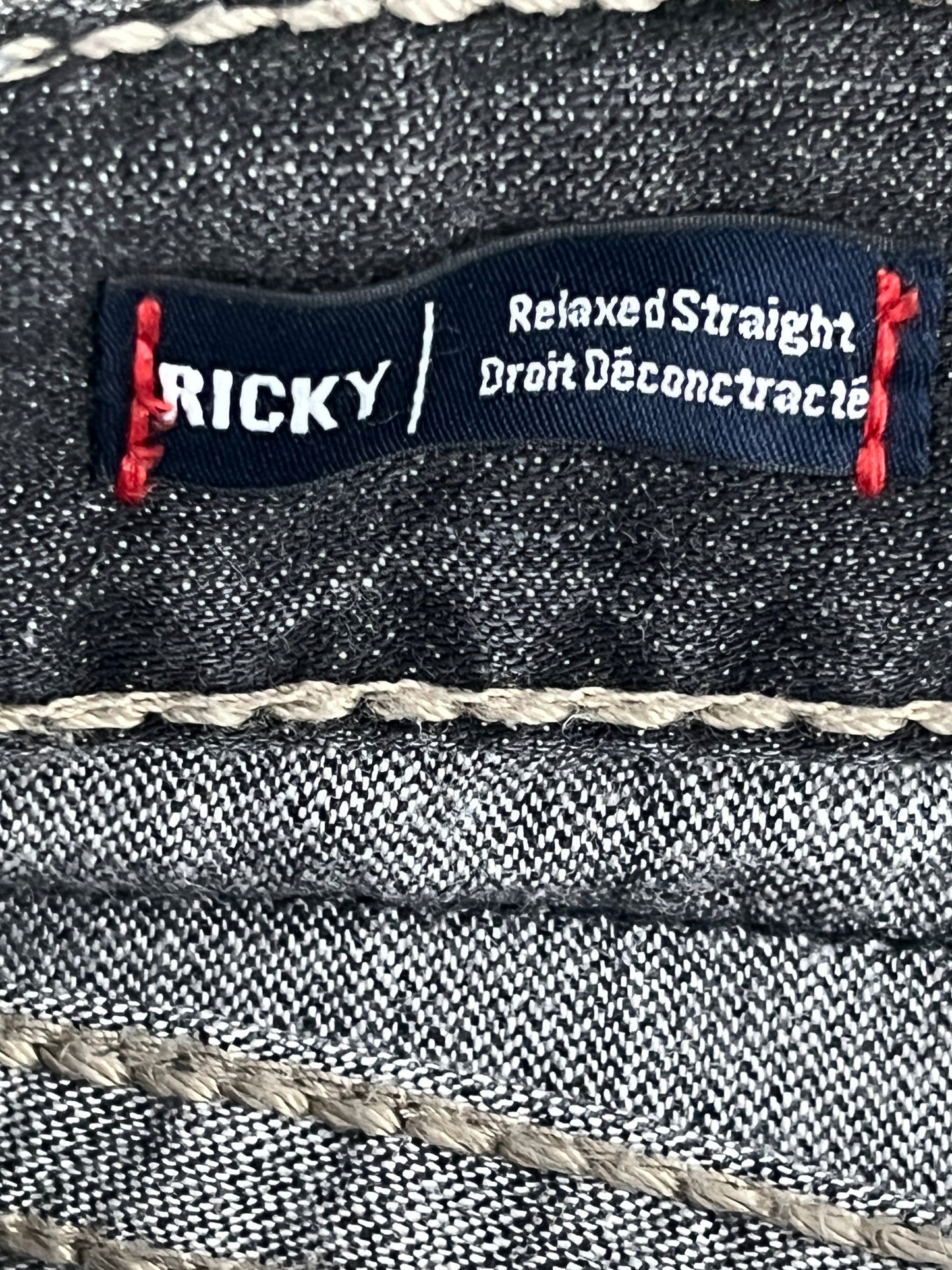 True Religion® Waist 34 | Denim Pants | Ricky Relaxed Straight | Vintage | 1084