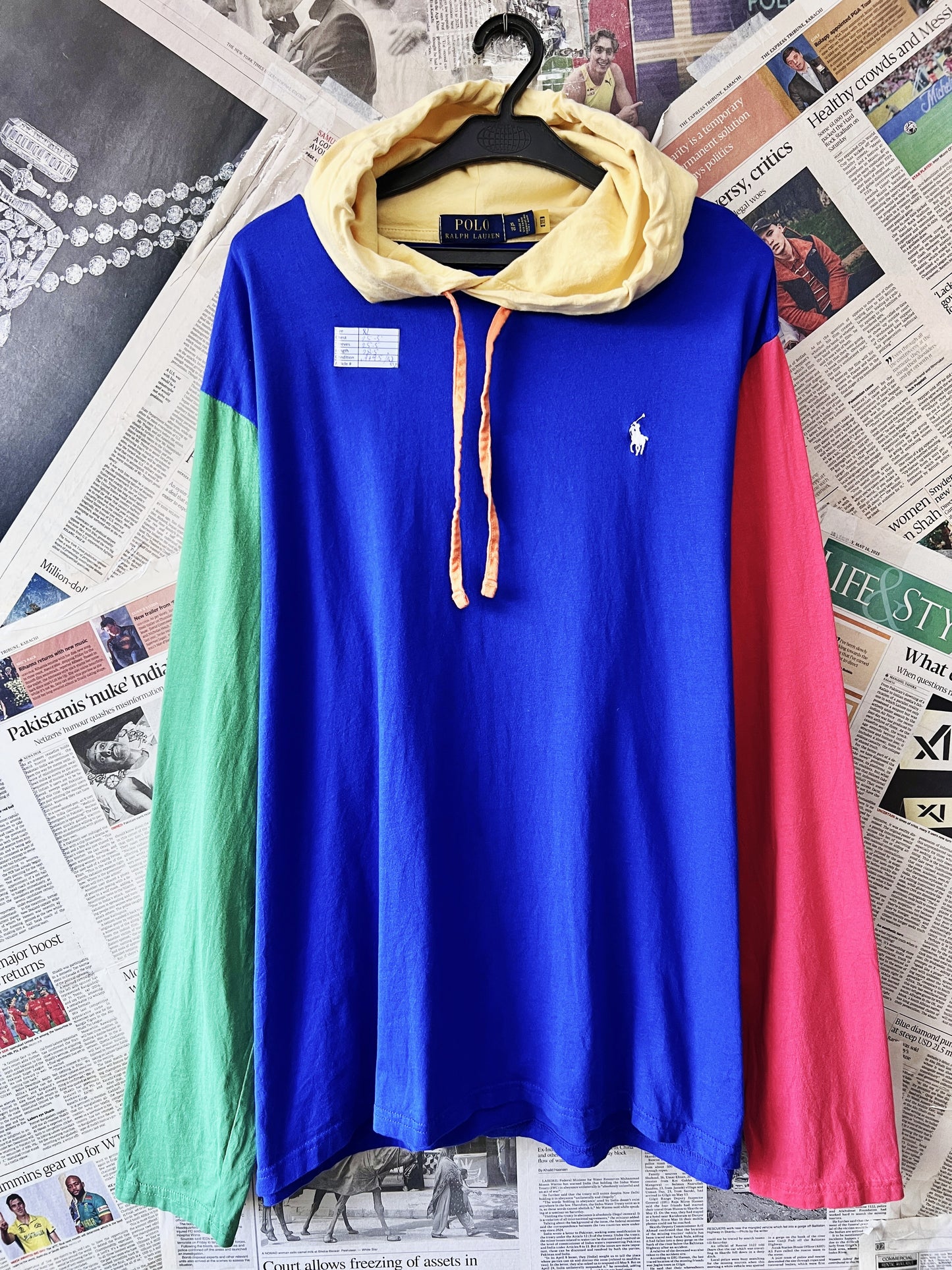 Ralph Lauren® XL | Chest 25.5 | Blue | Light Upper | Cotton | 517