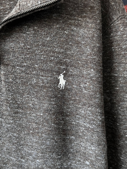 Ralph Lauren® XL | Chest 26 | Cedar Wood | Quarter Zipper | Cotton | 519