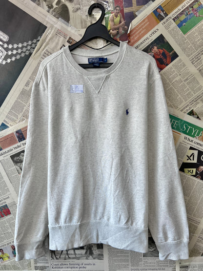 Ralph Lauren® XL | Chest 26 | Cosmic Latte | Sweat Shirt | Cotton-Acrylic Blend | 523