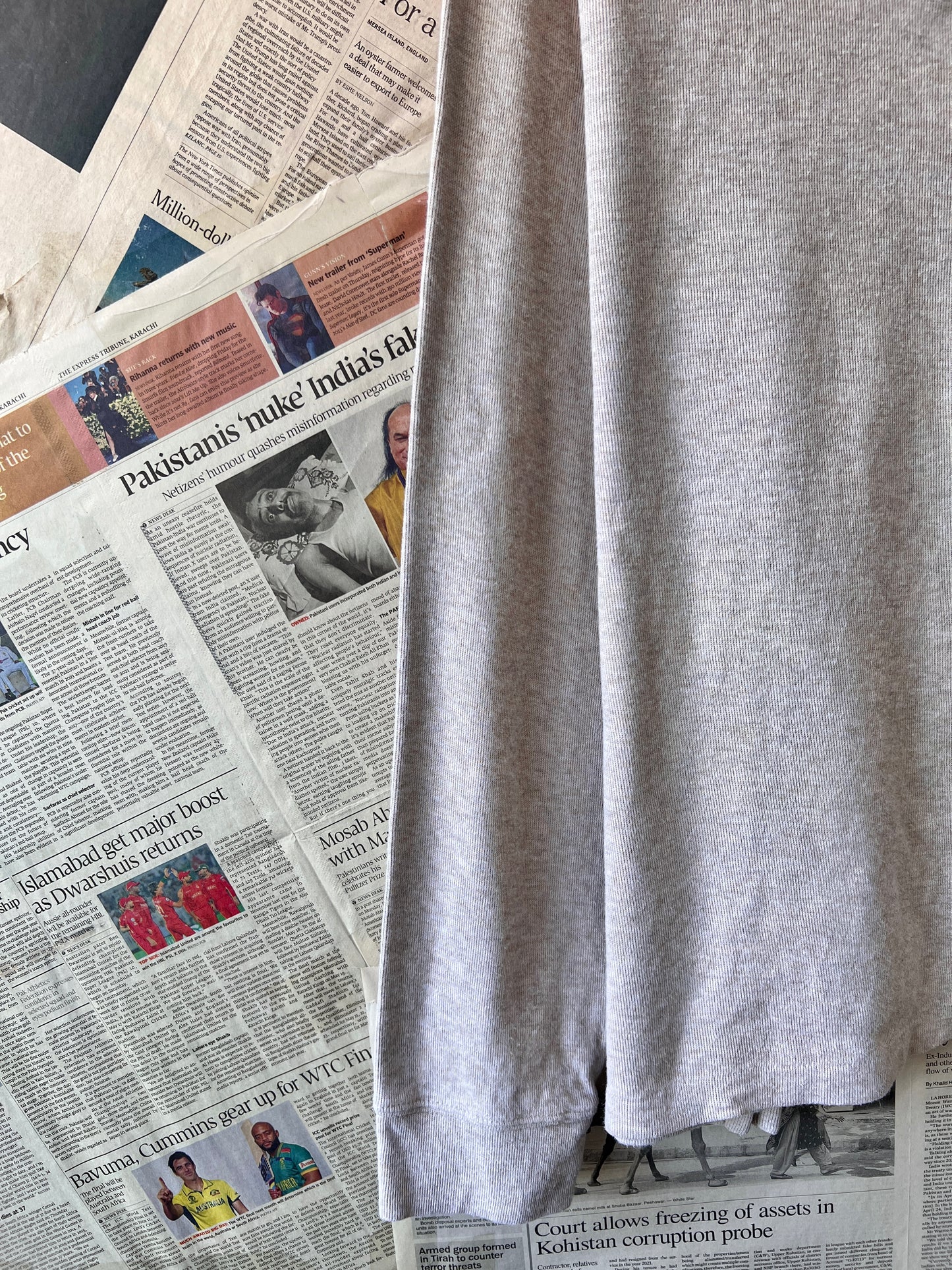 Ralph Lauren® XXL | Chest 27.5 | Light Beige | Quarter Zip Sweater | Cotton | 739