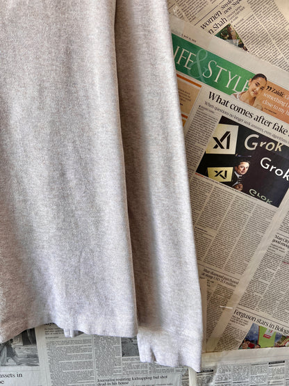 Ralph Lauren® XXL | Chest 27.5 | Light Beige | Quarter Zip Sweater | Cotton | 739