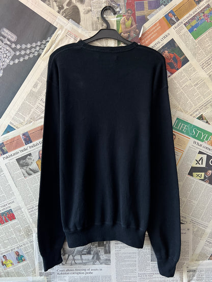 Ralph Lauren® Large | Chest 23 | Black | Sweat Shirt | Cotton | 747