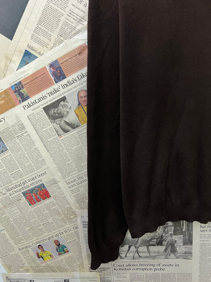 Ralph Lauren® Large | Chest 23.5 | Chocolate Brown | Sweater | Cotton | 734