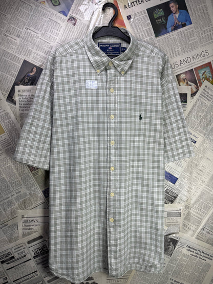 Ralph Lauren® XXL | Chest 28.5" | Check | Shirt | Cotton | 3820