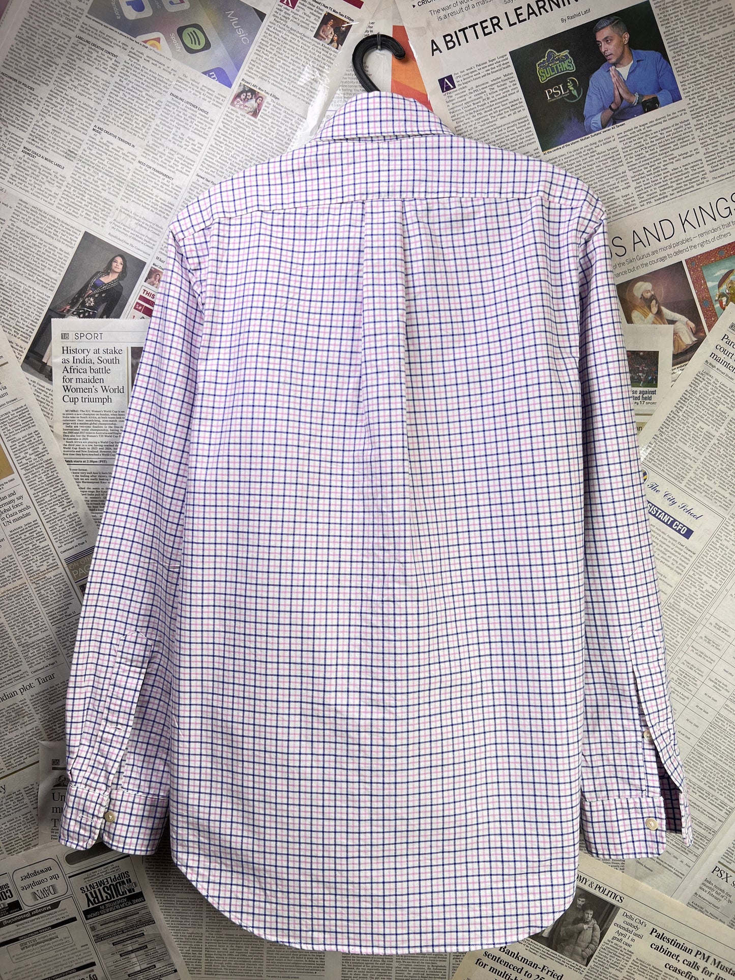 Ralph Lauren® Small | Chest 21" | Multicolor Check Oxford | Shirt | Cotton | 2296