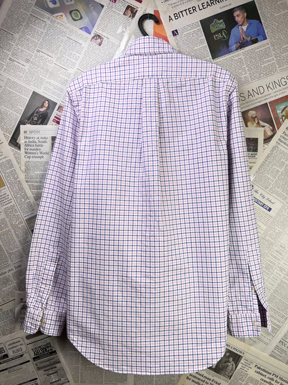 Ralph Lauren® Small | Chest 21" | Multicolor Check Oxford | Shirt | Cotton | 2296