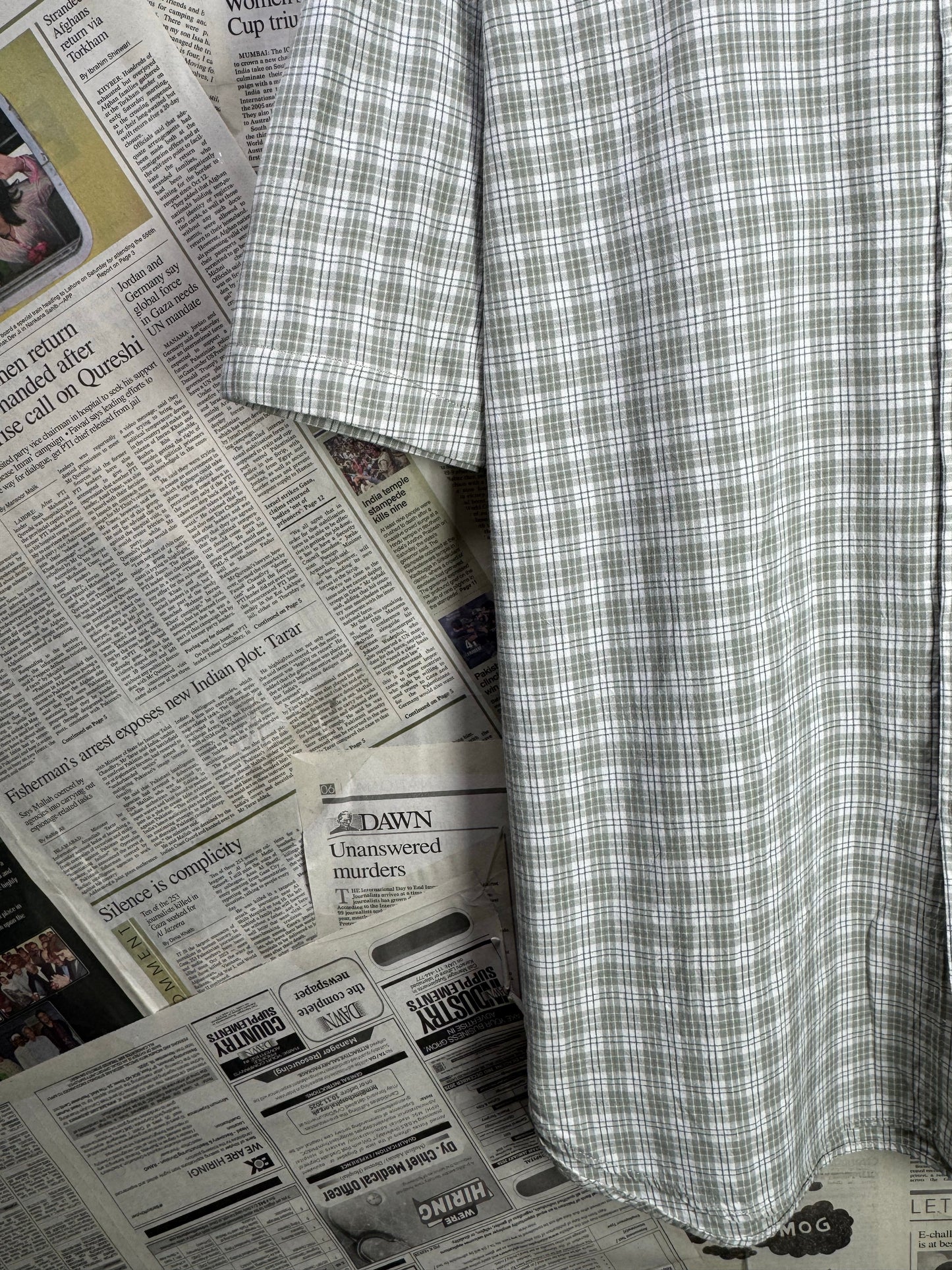 Ralph Lauren® XXL | Chest 28.5" | Check | Shirt | Cotton | 3820