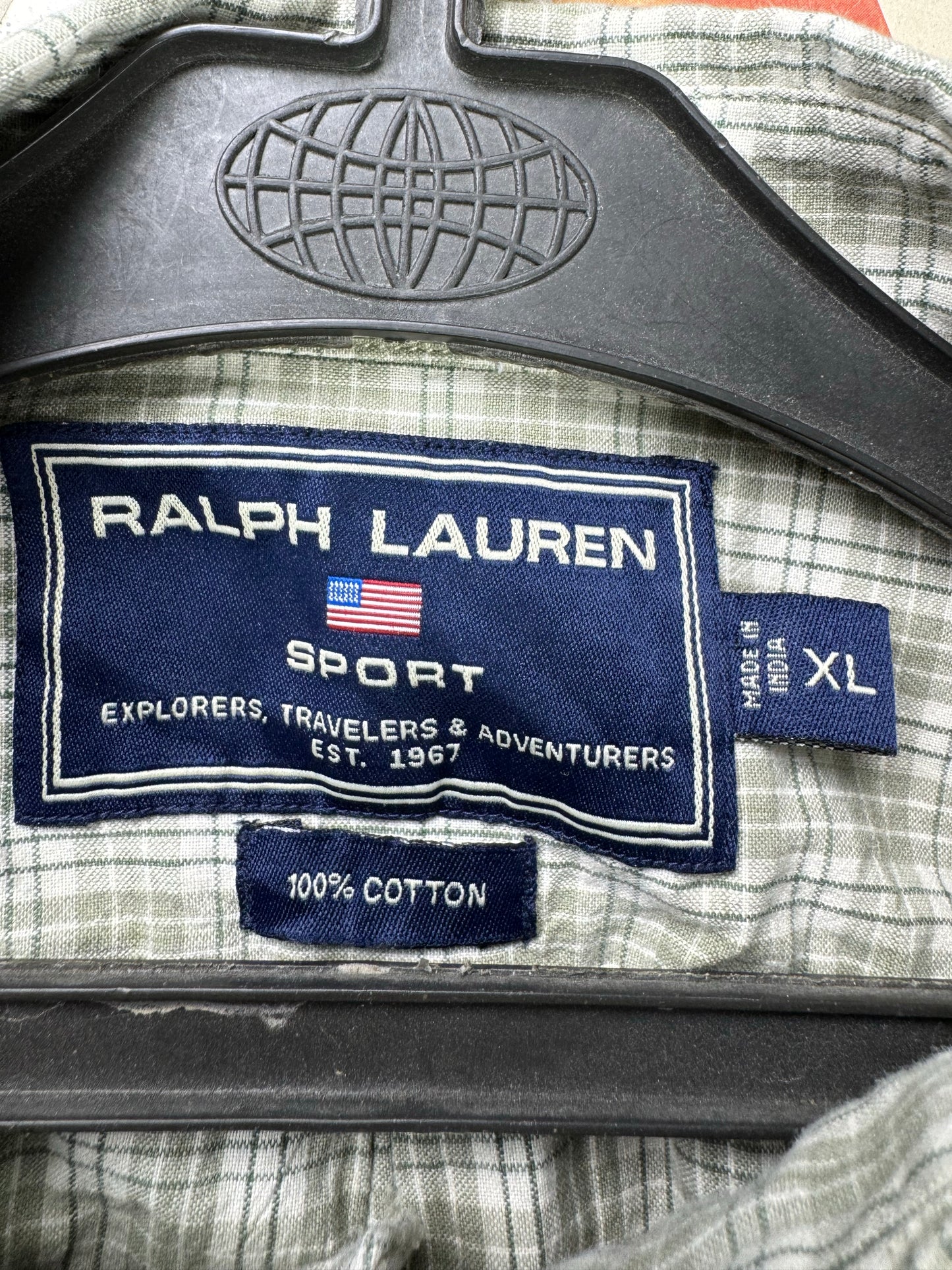 Ralph Lauren® XXL | Chest 28.5" | Check | Shirt | Cotton | 3820