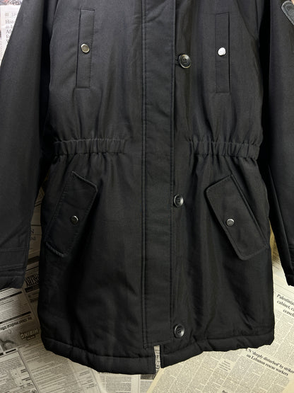 Women-ONLY® Medium | Bust 22" | Black | Long Jacket with removable fur | Polyester | 2133