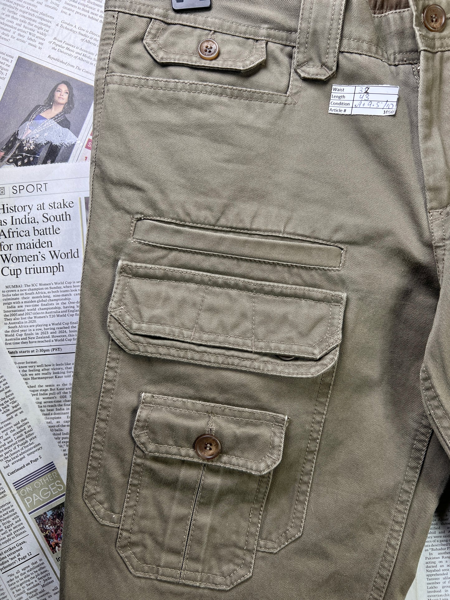 D*lce & Gabb*na® Waist 32 | Brown | Cargo Pant | 1080