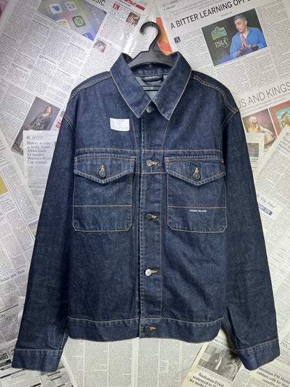 St*ne Island® Large | Chest 23 | Blue | Denim Jacket | Cotton | 2130