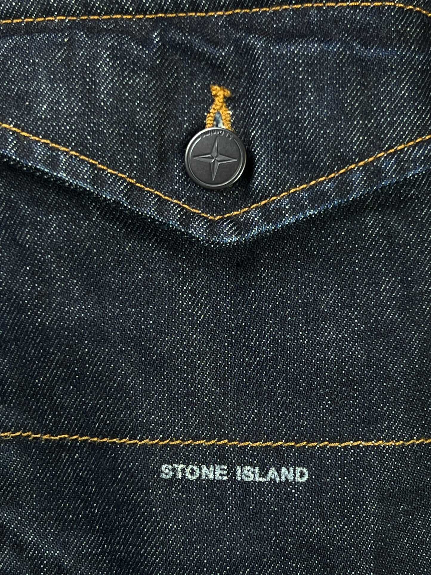 St*ne Island® Large | Chest 23 | Blue | Denim Jacket | Cotton | 2130