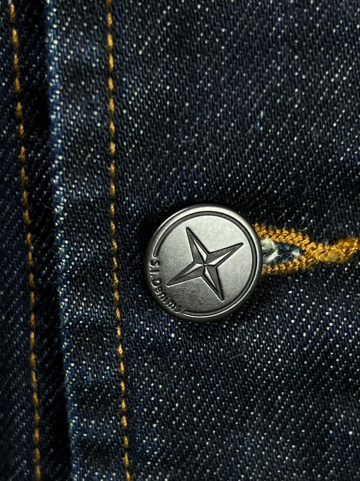 St*ne Island® Large | Chest 23 | Blue | Denim Jacket | Cotton | 2130