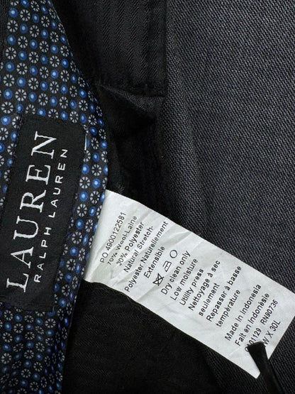 Ralph Lauren Black Label® Waist 44" to 46" | Grey | Dress Pants | Wool-Poly | 1386