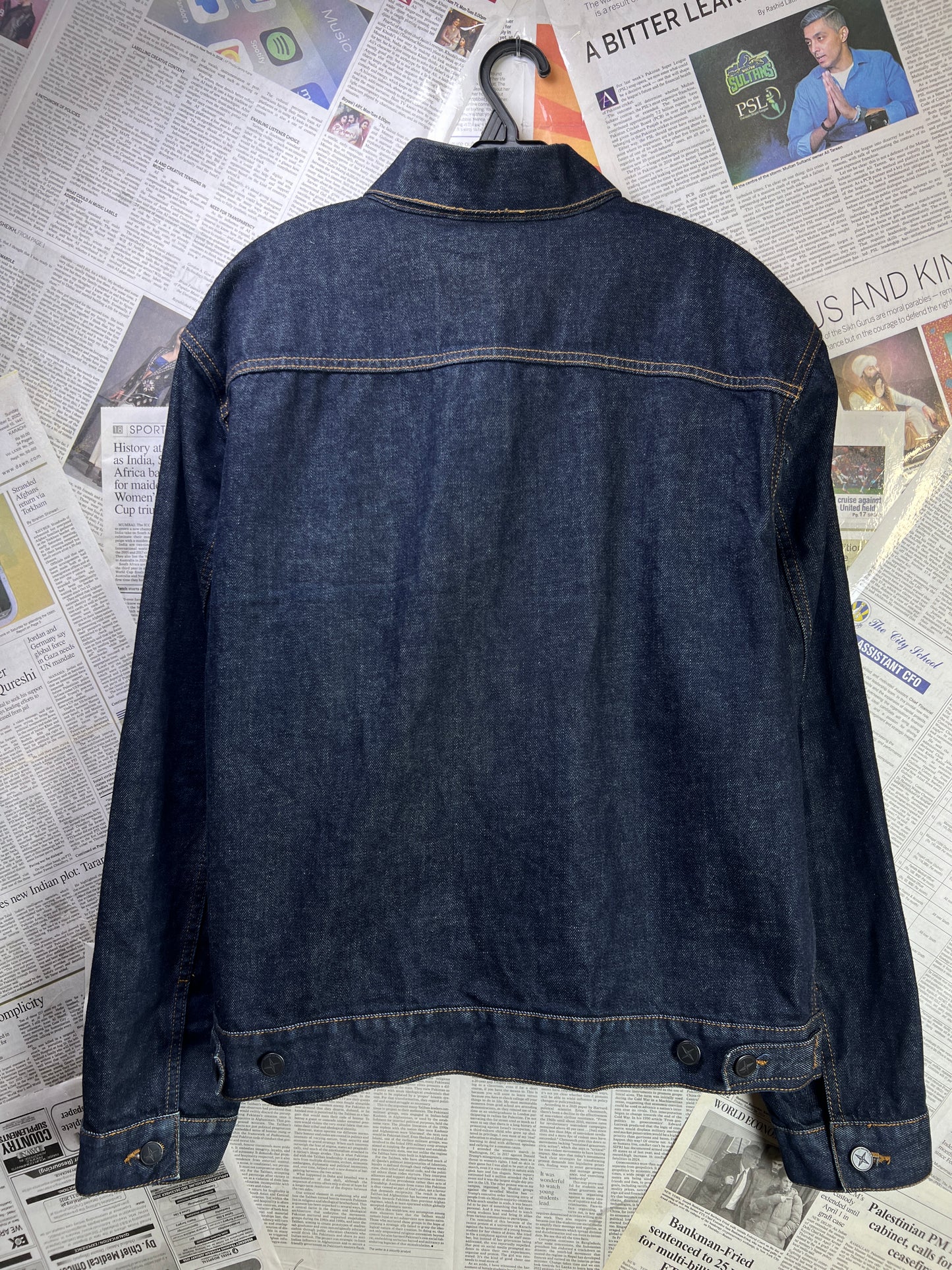 St*ne Island® Large | Chest 23 | Blue | Denim Jacket | Cotton | 2130