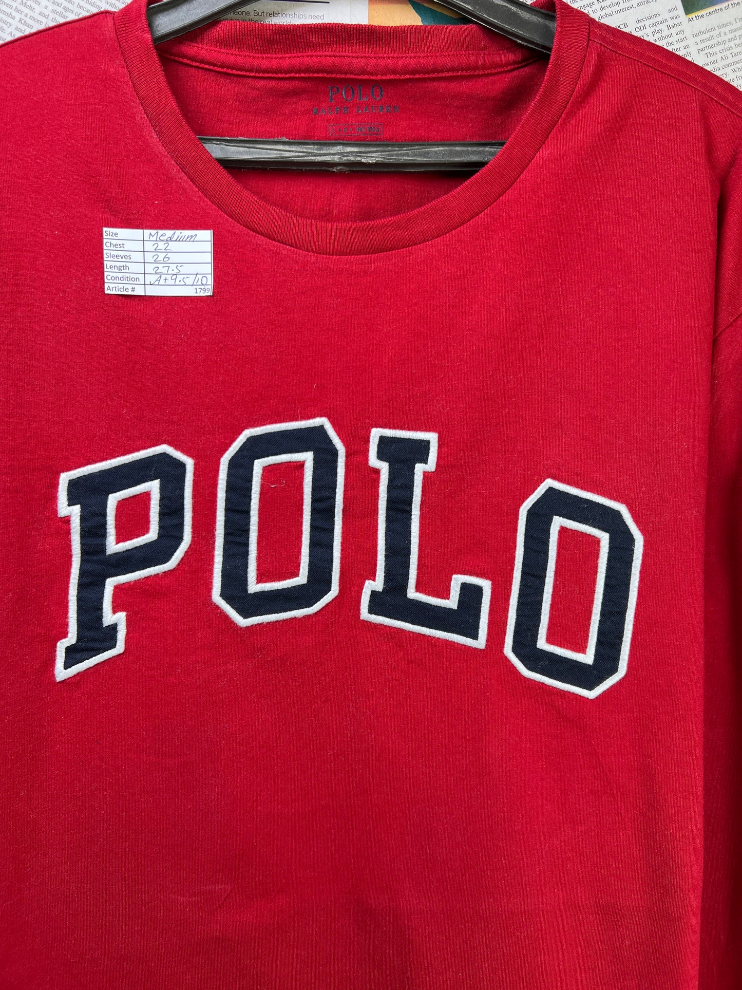 Ralph Lauren® Medium | Chest 22 | Light Sweat Shirt | Cotton | 1799