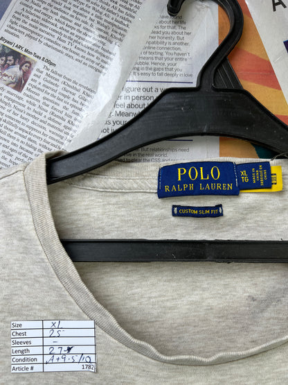 Ralph Lauren® XL | Chest 25 | Beige | T-Shirt | Cotton | 1782