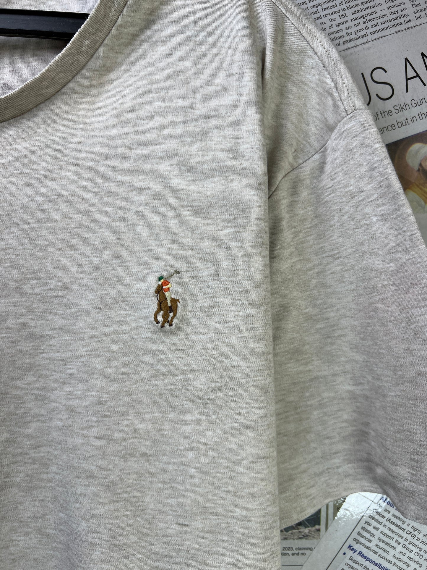 Ralph Lauren® XL | Chest 25 | Beige | T-Shirt | Cotton | 1782