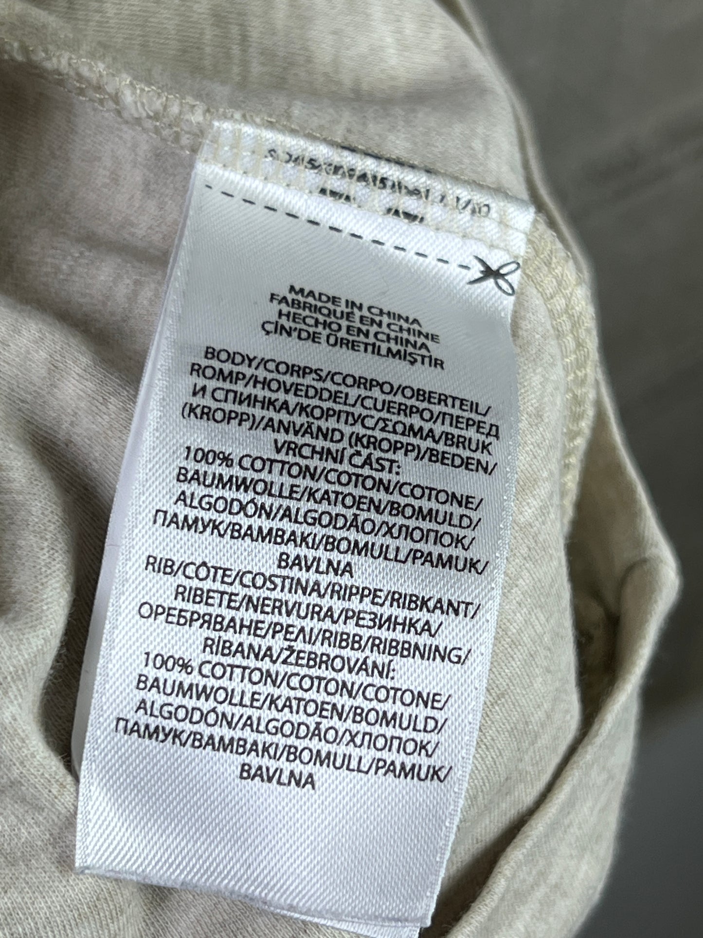 Ralph Lauren® XL | Chest 25 | Beige | T-Shirt | Cotton | 1782