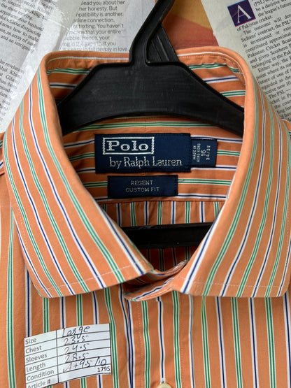 Ralph Lauren® Large | Chest 23.5 | Multi-Striped | Shirt | Cotton | 1795