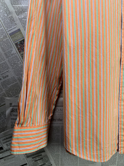 Ralph Lauren® Large | Chest 23.5 | Multi-Striped | Shirt | Cotton | 1795