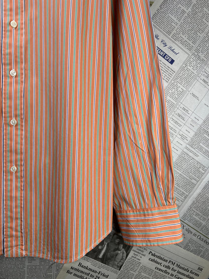 Ralph Lauren® Large | Chest 23.5 | Multi-Striped | Shirt | Cotton | 1795