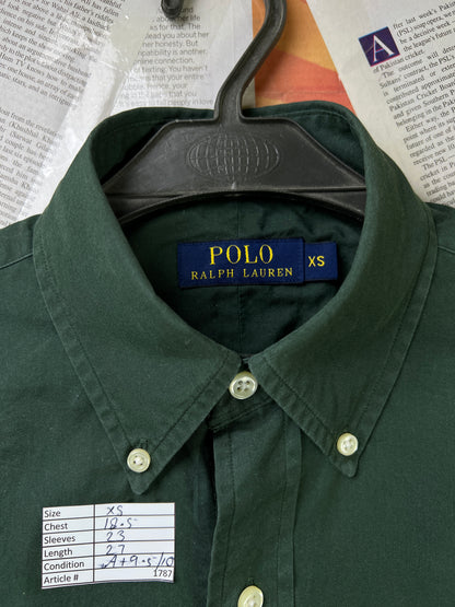 Ralph Lauren® XS | Chest 18.5 | Forest Green | Shirt | Cotton | 1787
