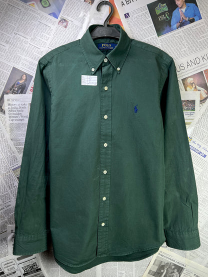 Ralph Lauren® XS | Chest 18.5 | Forest Green | Shirt | Cotton | 1787