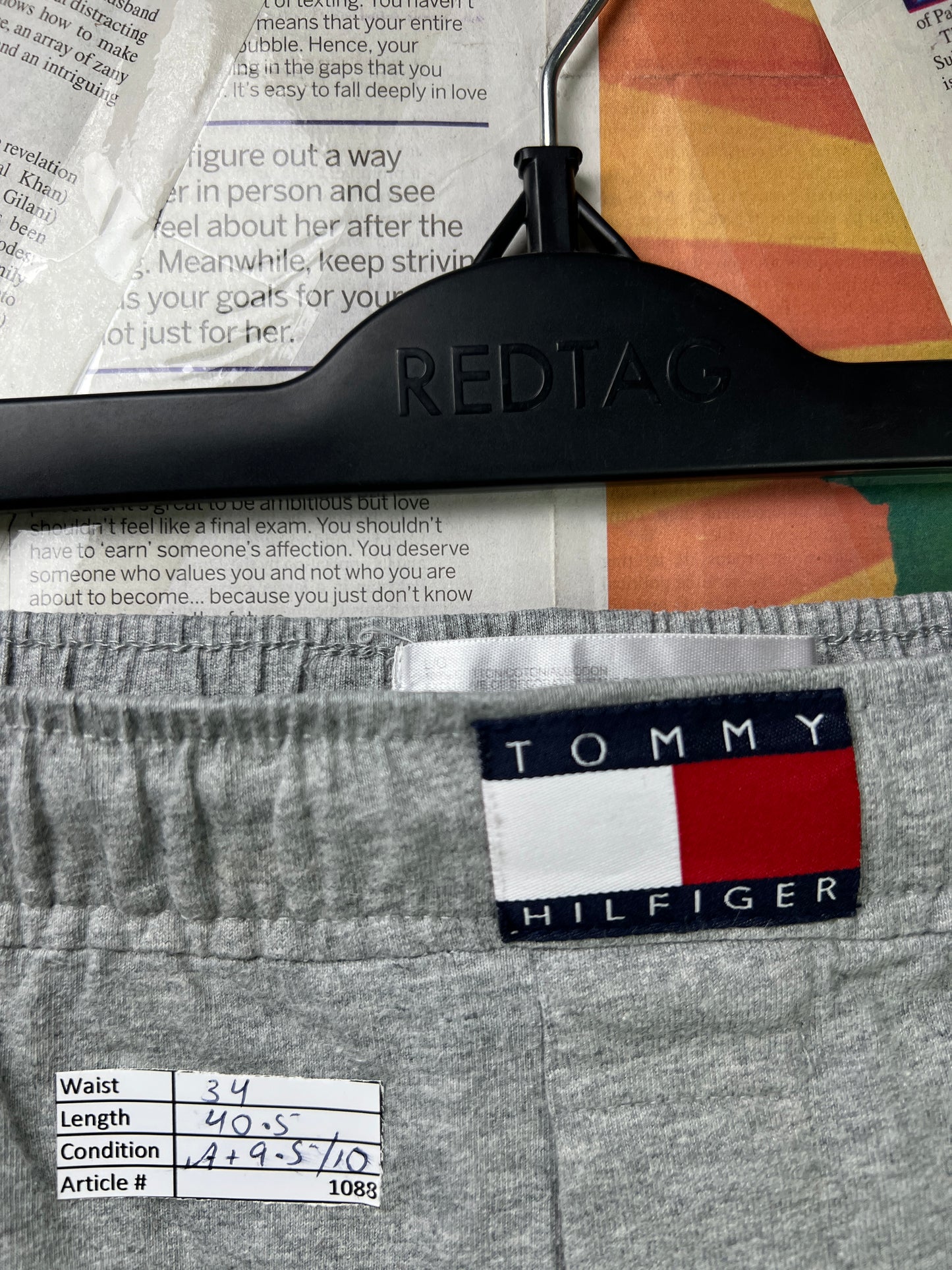 T*mmy Hilfiger® Waist 34 | Grey | Sleepwear Trouser | Cotton | 1088