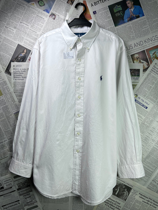 Ralph Lauren® XL | Chest 25 | White | Shirt | Cotton | 1790
