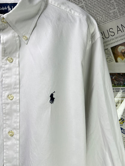Ralph Lauren® XL | Chest 25 | White | Shirt | Cotton | 1790