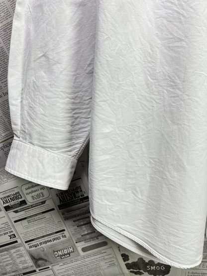 Ralph Lauren® XXL | Chest 28 | White Oxford | Shirt | Cotton | 2109