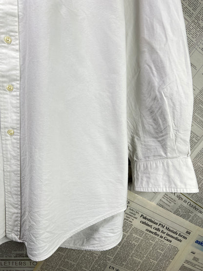 Ralph Lauren® XXL | Chest 28 | White Oxford | Shirt | Cotton | 2109