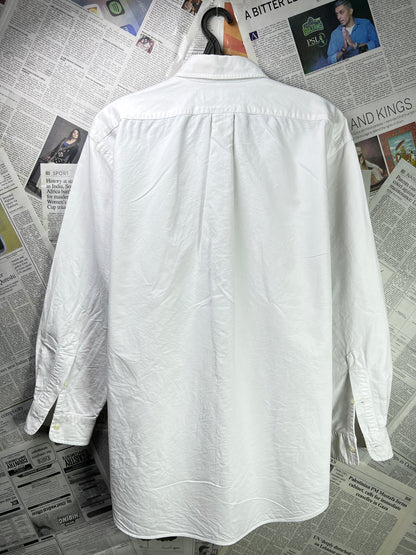 Ralph Lauren® XXL | Chest 28 | White Oxford | Shirt | Cotton | 2109