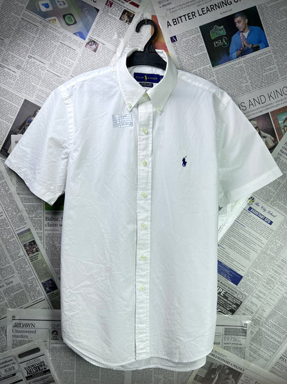 Ralph Lauren® Small | Chest 20" | White | Shirt | Cotton | 2119