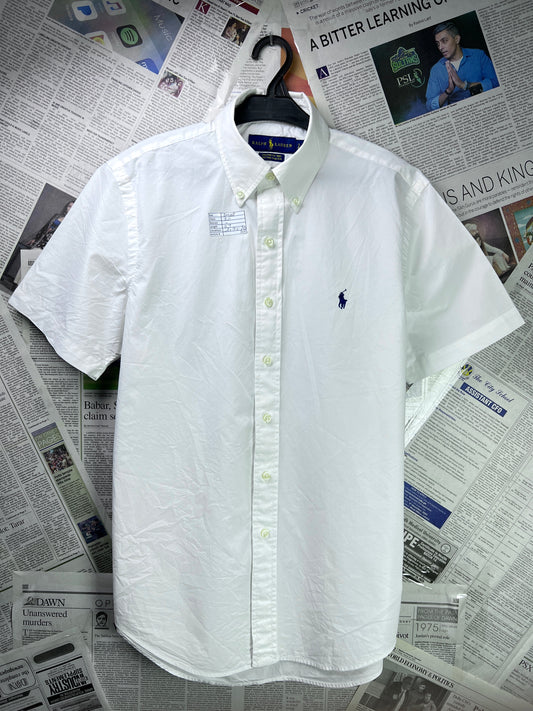 Ralph Lauren® Small | Chest 20" | White | Shirt | Cotton | 2119