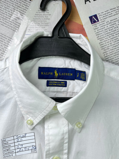Ralph Lauren® Small | Chest 20" | White | Shirt | Cotton | 2119