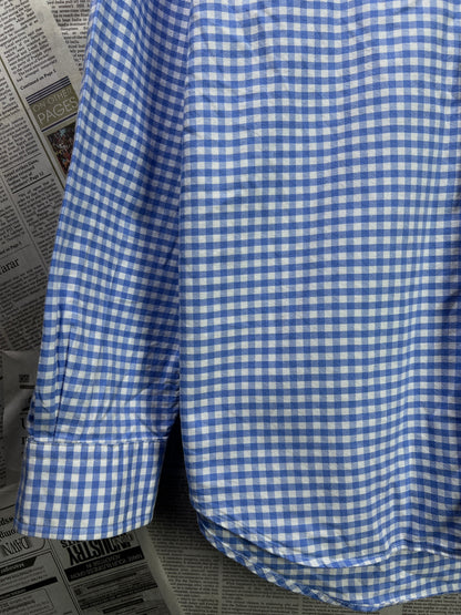 Ralph Lauren® Medium | Chest 21.5 | Blue Check Oxford | Cotton | 2116