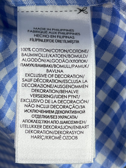 Ralph Lauren® Medium | Chest 21.5 | Blue Check Oxford | Cotton | 2116