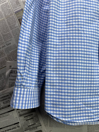 Ralph Lauren® XL | Chest 25 | Blue Check Oxford | Shirt | Cotton | 2095