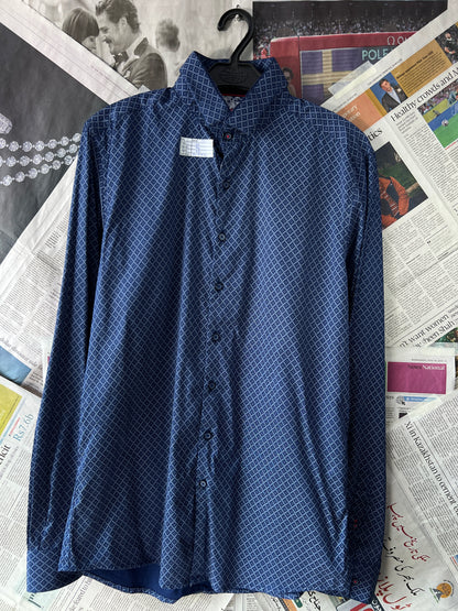 POLITIX® Navy Blue with White Geometry – (Chest: 21)