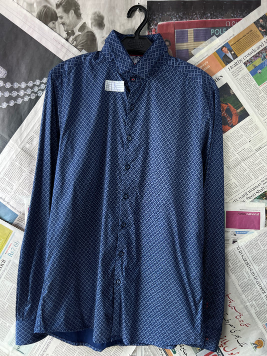 POLITIX® Navy Blue with White Geometry – (Chest: 21)