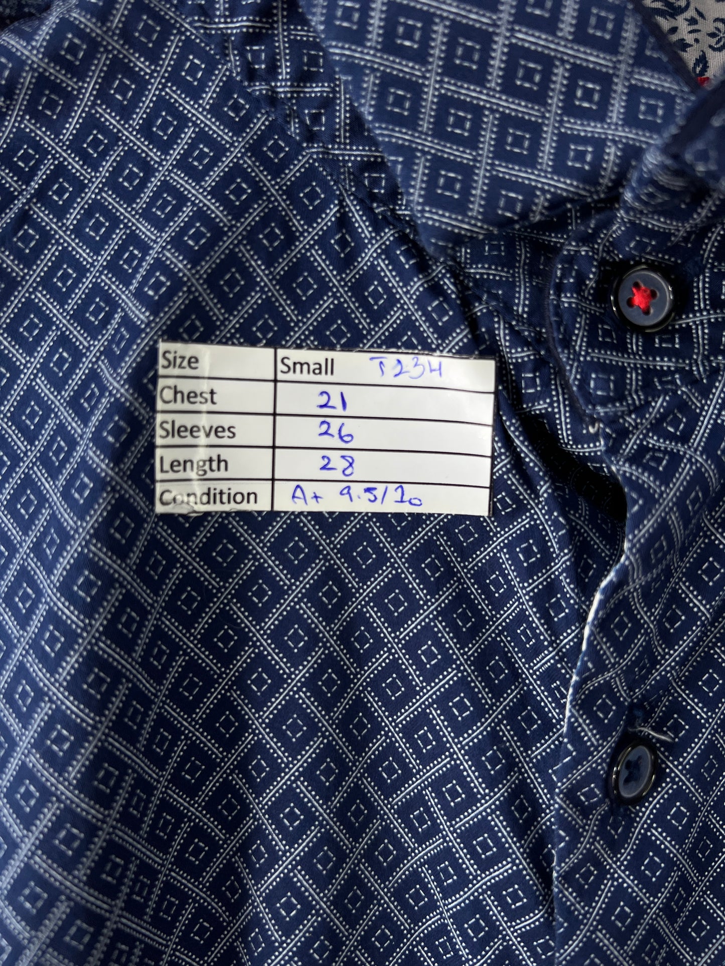 POLITIX® Navy Blue with White Geometry – (Chest: 21)