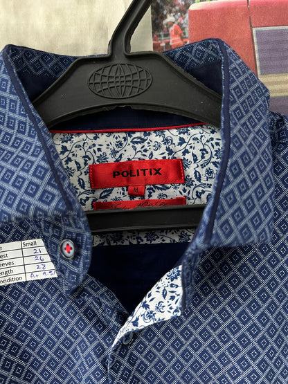 POLITIX® Navy Blue with White Geometry – (Chest: 21)