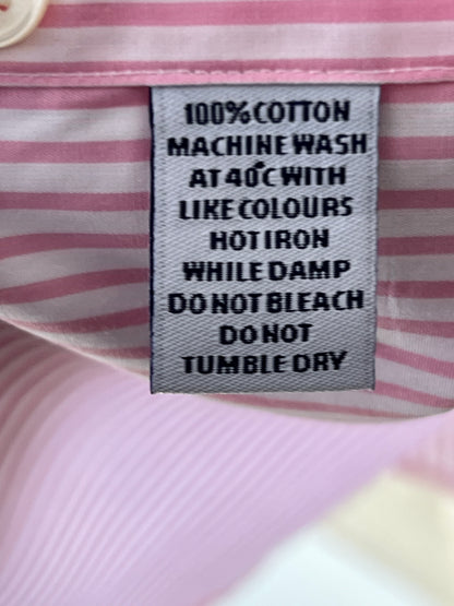 AUSTIN BROTHERS® Pink & White Stripes – (Chest: 22.5)