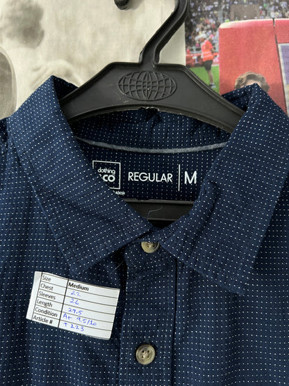 Clothing & CO.® Navy Blue with Polka Dots – (Chest: 22)